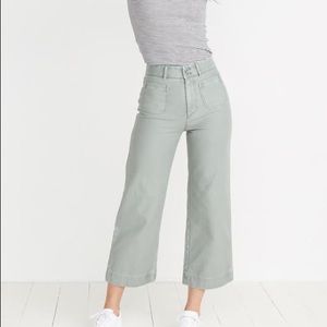 Wide leg crop pants